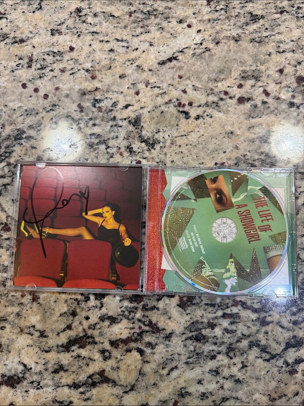 The Life of a Showgirl CD SIGNED TAYLOR SWIFT